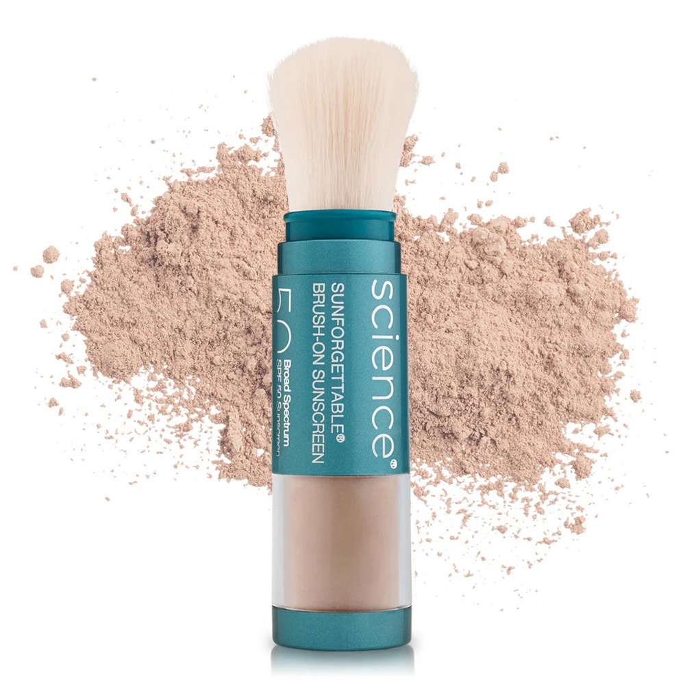 Colorescience Brush-On Sunscreen SPF 50 Tan NEW Sealed Mineral SPF